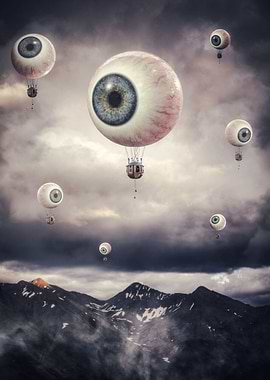 Balloon Eye Control Flying