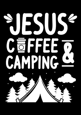 Jesus Coffee Camping Gift