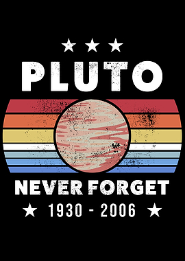 Vintage Planets Gift Pluto