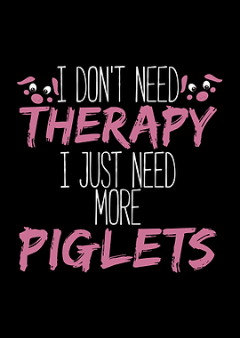 Piglet Therapy Pig Pigs