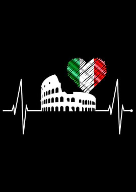 Rome Colosseum Heartbeat