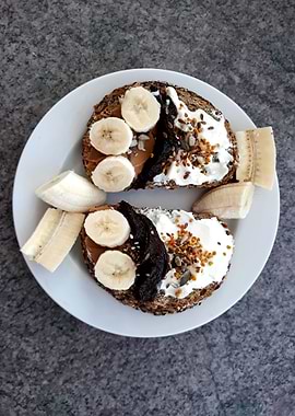 Breakfast with banana