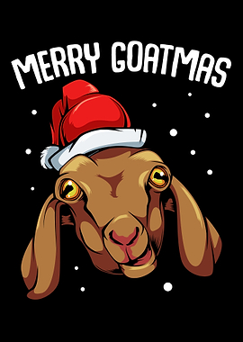 Merry Goatmas Animal Goat