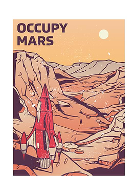 Occupy Mars Retro Space