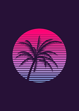 Vaporwave Sunset