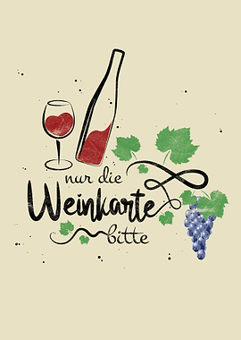 Nur die Weinkarte bitte