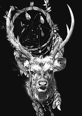 Black Deer dreamcatcher