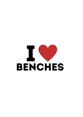 I Love Benches Simple