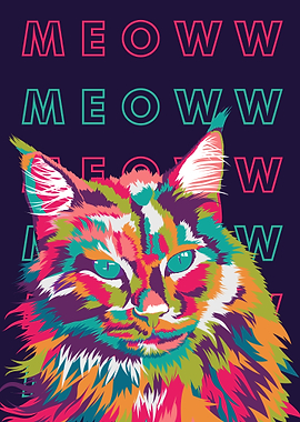 Cat in WPAP