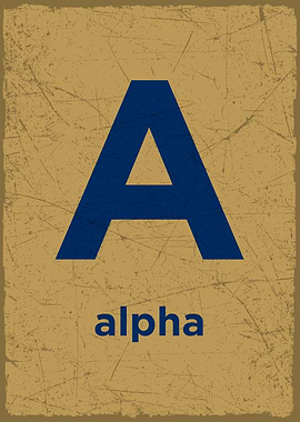 A is alpha