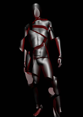 Broken Character Red Light