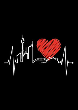 Sydney Skyline Heartbeat