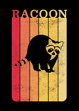Vintage Racoon Trash panda