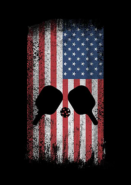 American Flag Pickleball