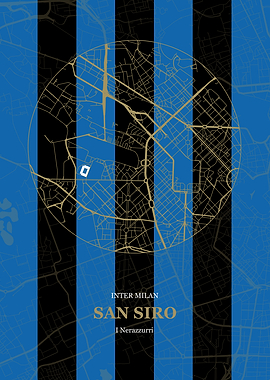 San Siro Stadium Map