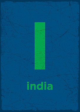 I is for india