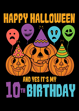 Halloween 10th Birthday