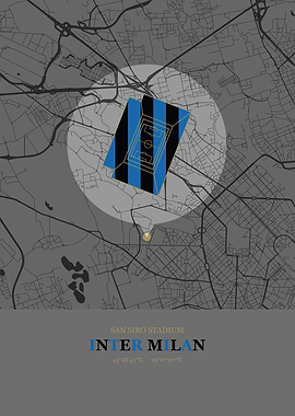 Inter Milan Stadium Map