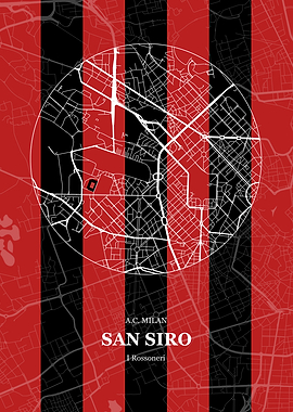 San Siro Stadium Map