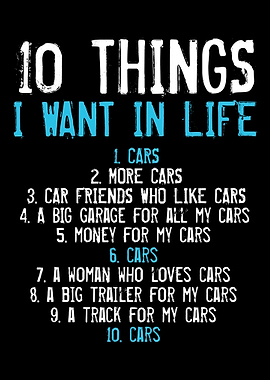 10 Things I Want In My Lif