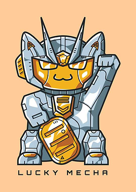 Lucky Mecha Maneki Neko
