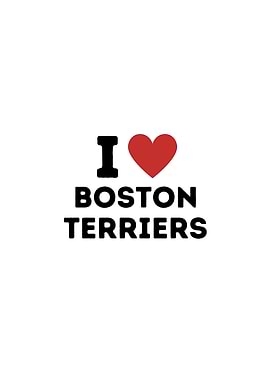 I Love Boston Terriers