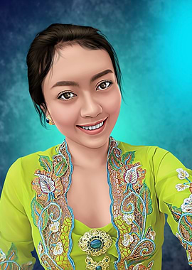 Bali Girl with smudge