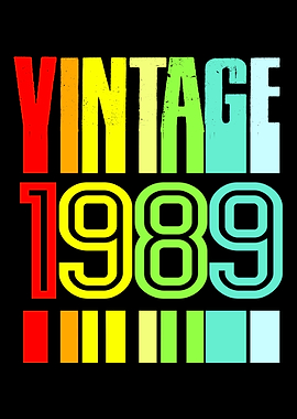 Birthday 1989 Vintage
