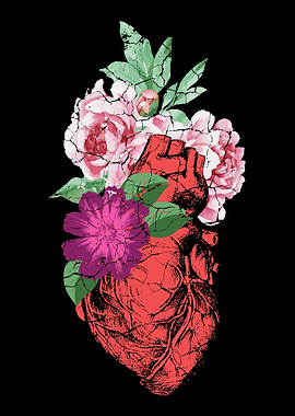 Heart Flower Nature Person