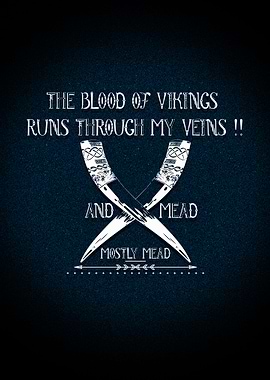 Viking Mead Runes Nordic