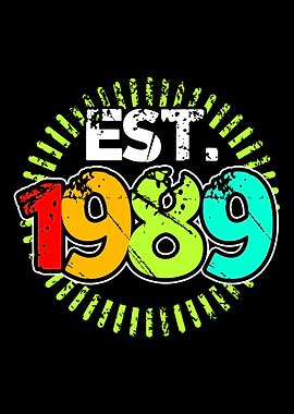 Birthday 1989 30 Year Plus