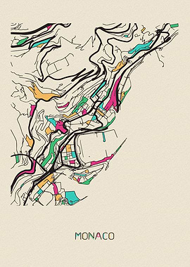 Monaco Map