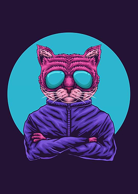 Cool Cat detailed art