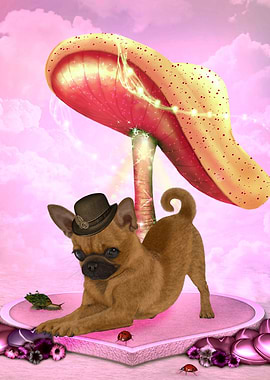 Cute little shihuahua pug