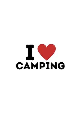 I Love Camping Simple