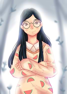 Watermelon Sweater Girl