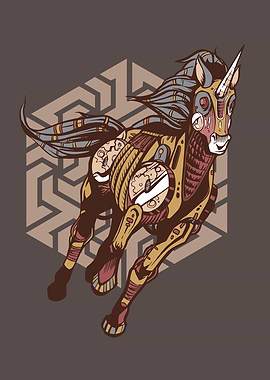 Steampunk Horse Design