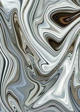 Abstract 05 White Stone