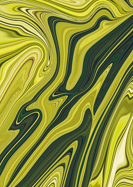 Abstract 02 Yellow Green
