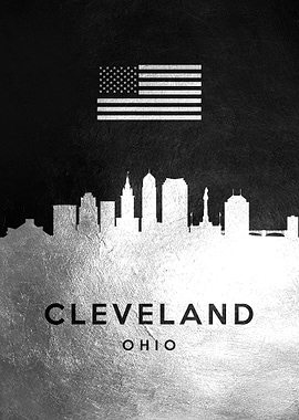 Cleveland Ohio Skyline