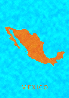 Mexico Outline Map