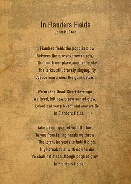 In Flanders Fields Poetry