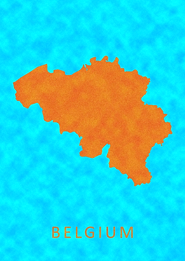 Belgium Outline Map