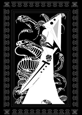 Pyramid head with saw and