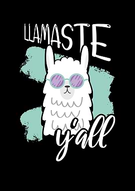 Llama with sunglasses