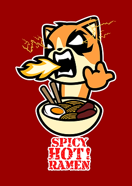 Spicy Ramen Cat