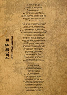 Kubla Khan Coleridge Poem