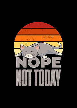 Nope Not Today Cat