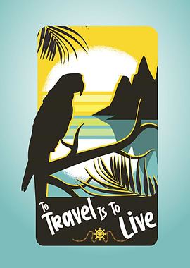 Tropical Island Landscape