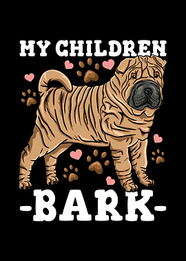 Shar Pei Funny Dog Dad Mom